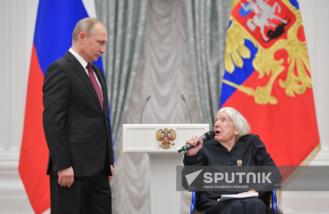 President Vladimir Putin presents human rights and charity awards