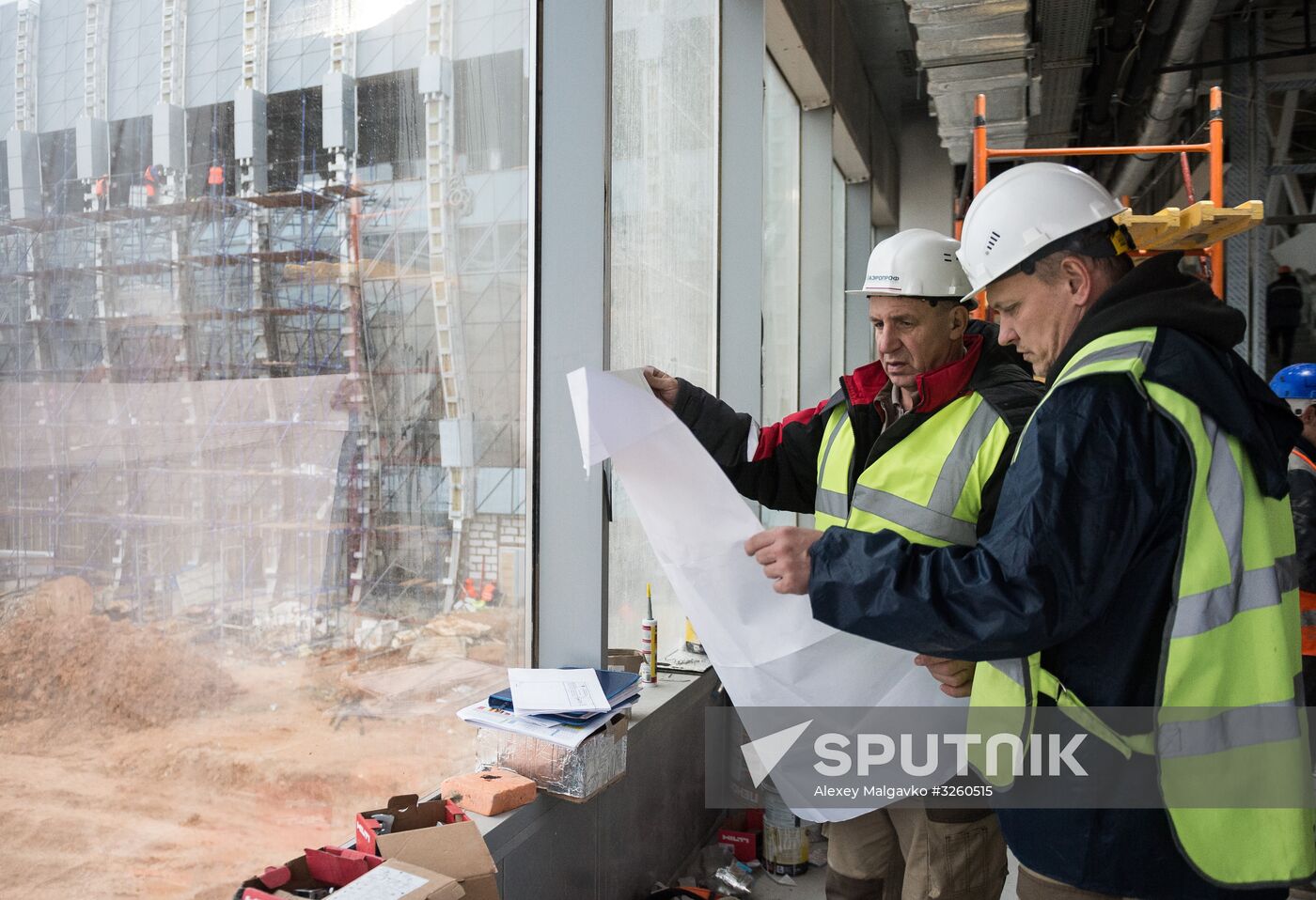 Construction of New terminal of Simferopol Airport