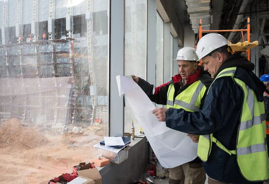 Construction of New terminal of Simferopol Airport