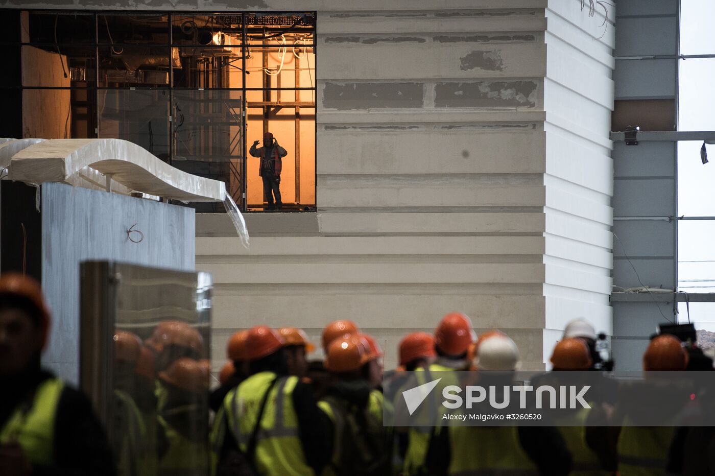 Construction of New terminal of Simferopol Airport