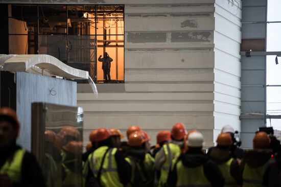 Construction of New terminal of Simferopol Airport