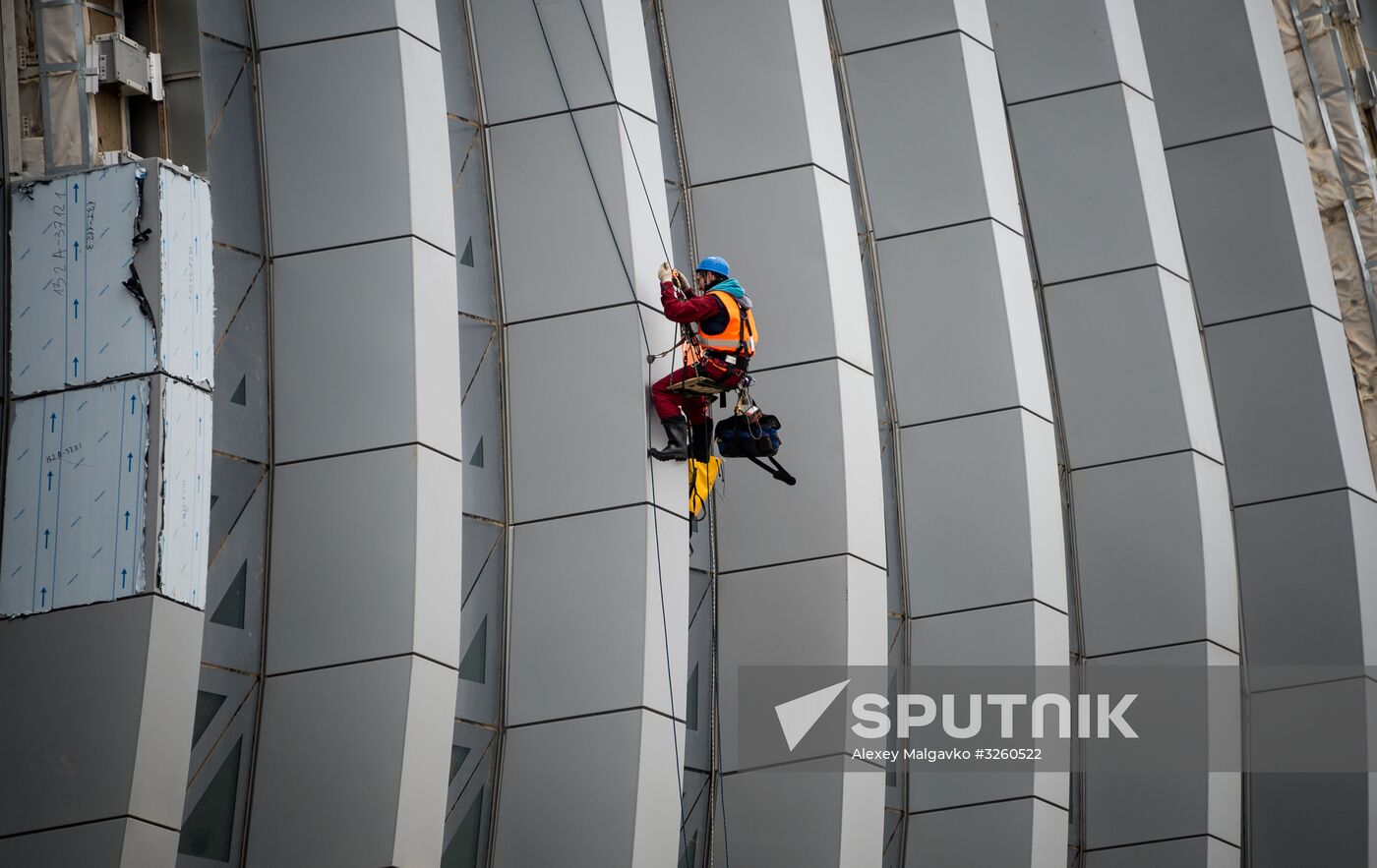 Construction of New terminal of Simferopol Airport