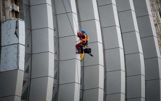 Construction of New terminal of Simferopol Airport