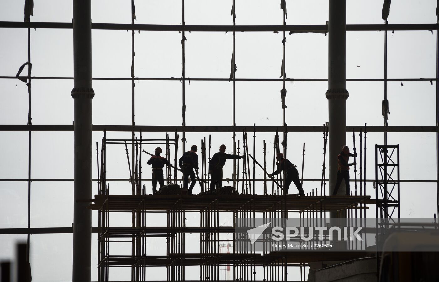 Construction of New terminal of Simferopol Airport