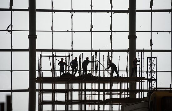 Construction of New terminal of Simferopol Airport