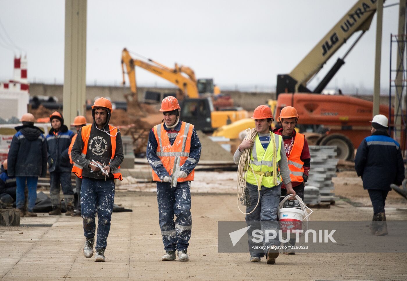 Construction of New terminal of Simferopol Airport
