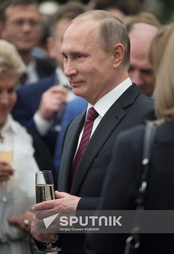 President Vladimir Putin presents human rights and charity awards