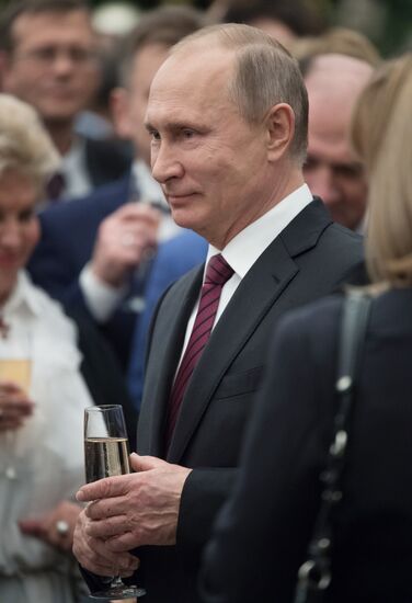 President Vladimir Putin presents human rights and charity awards