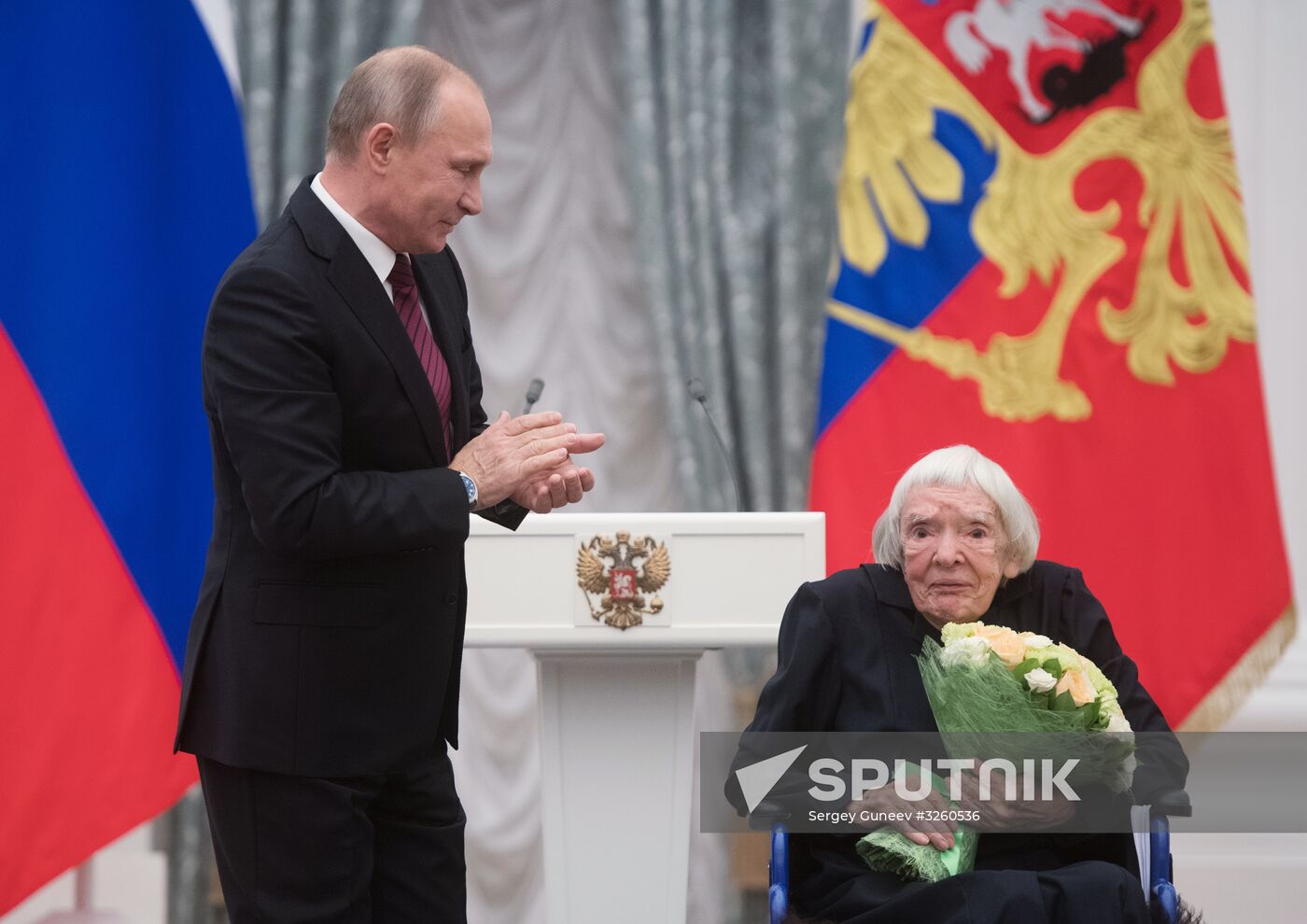 President Vladimir Putin presents human rights and charity awards