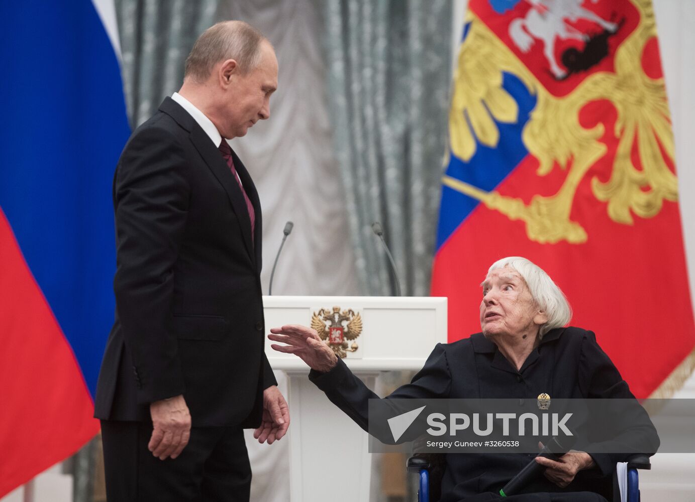 President Vladimir Putin presents human rights and charity awards