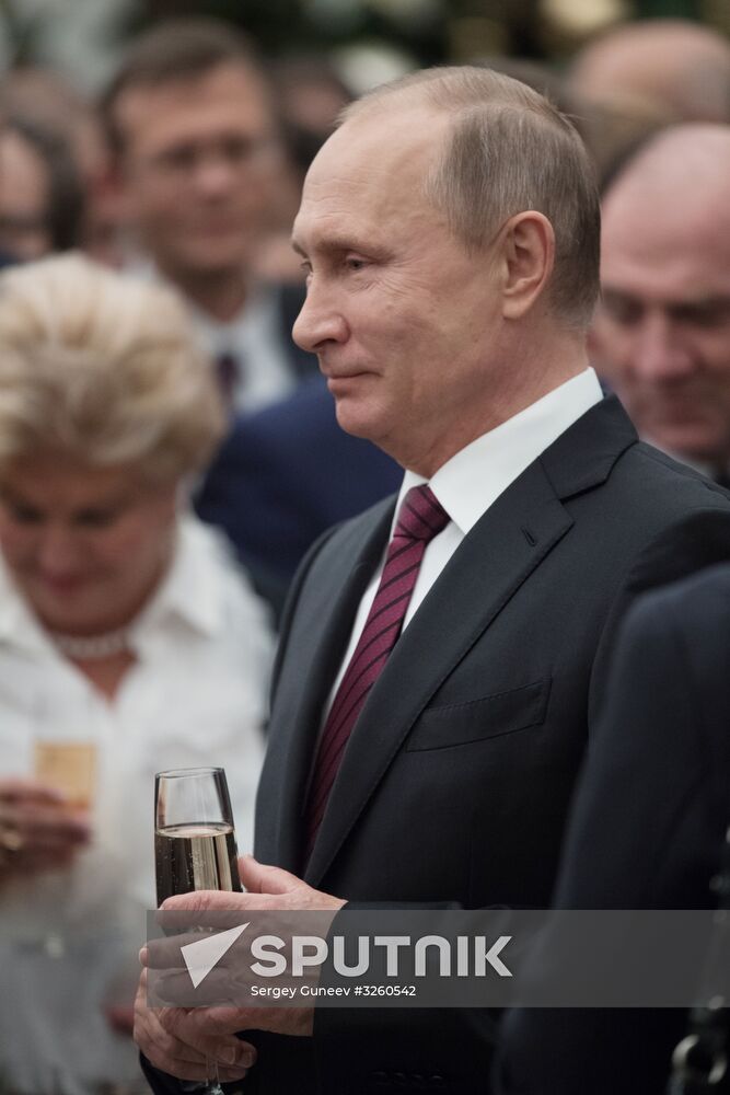 President Vladimir Putin presents human rights and charity awards