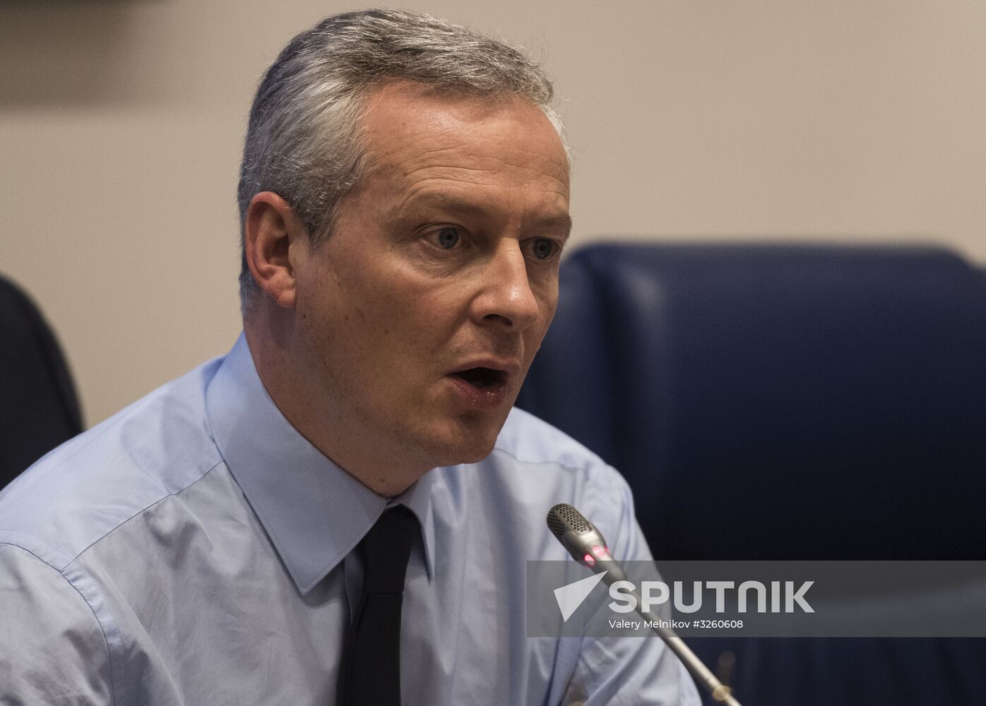 French Economy and Finance Minister Bruno Le Maire delivers public lecture in Higher School of Economics