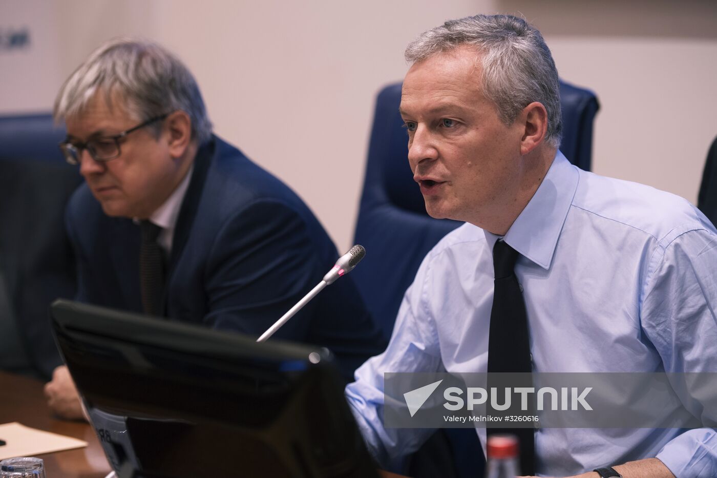 French Economy and Finance Minister Bruno Le Maire delivers public lecture in Higher School of Economics