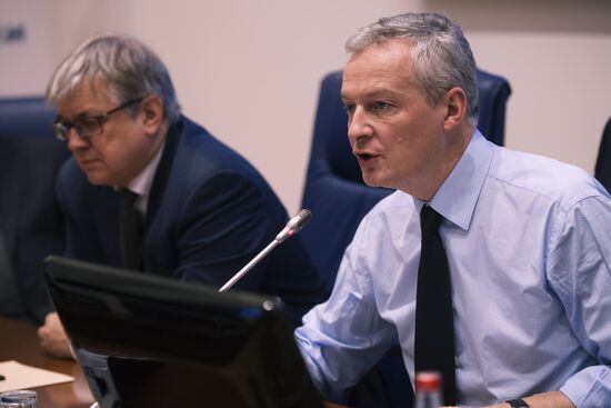 French Economy and Finance Minister Bruno Le Maire delivers public lecture in Higher School of Economics