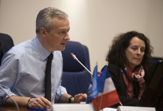 French Economy and Finance Minister Bruno Le Maire delivers public lecture in Higher School of Economics