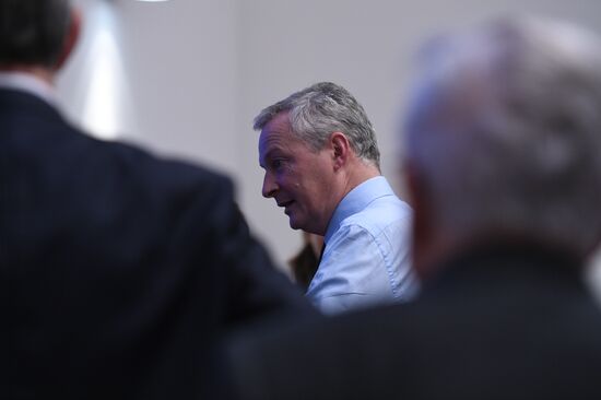 French Economy and Finance Minister Bruno Le Maire delivers public lecture in Higher School of Economics