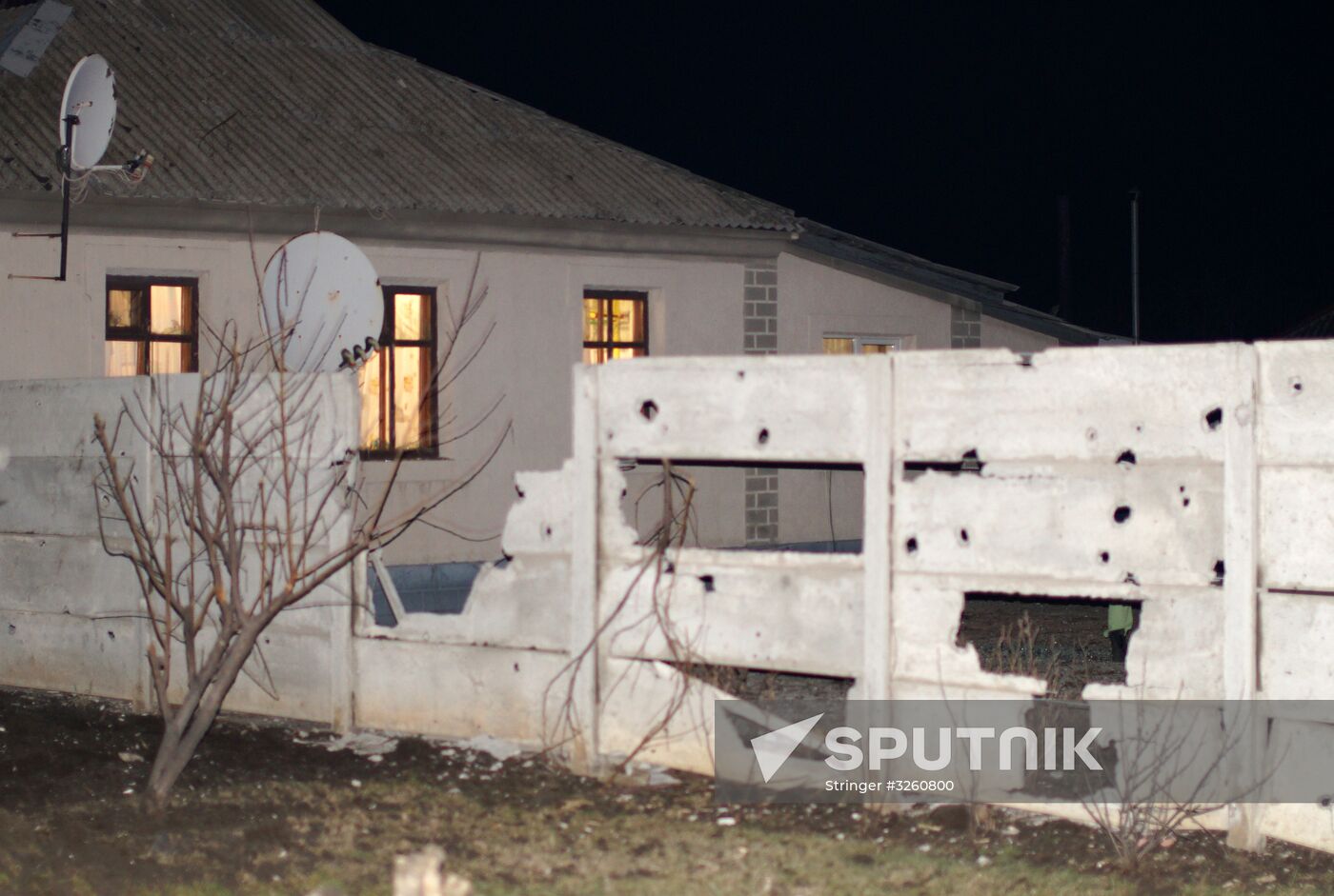 Aftermath of Stakhanov shelling in Donbass