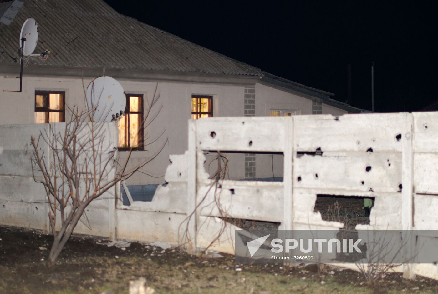 Aftermath of Stakhanov shelling in Donbass