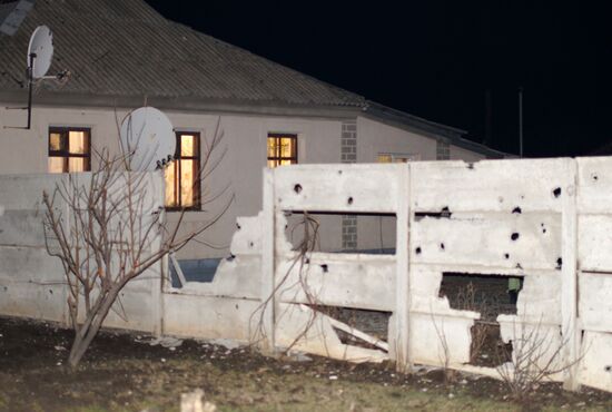 Aftermath of Stakhanov shelling in Donbass