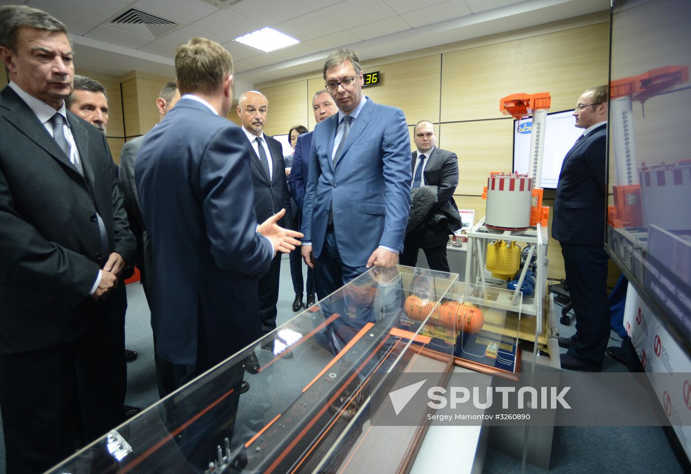 Dmitry Rogozin meets with Serbian President Aleksandar Vucic