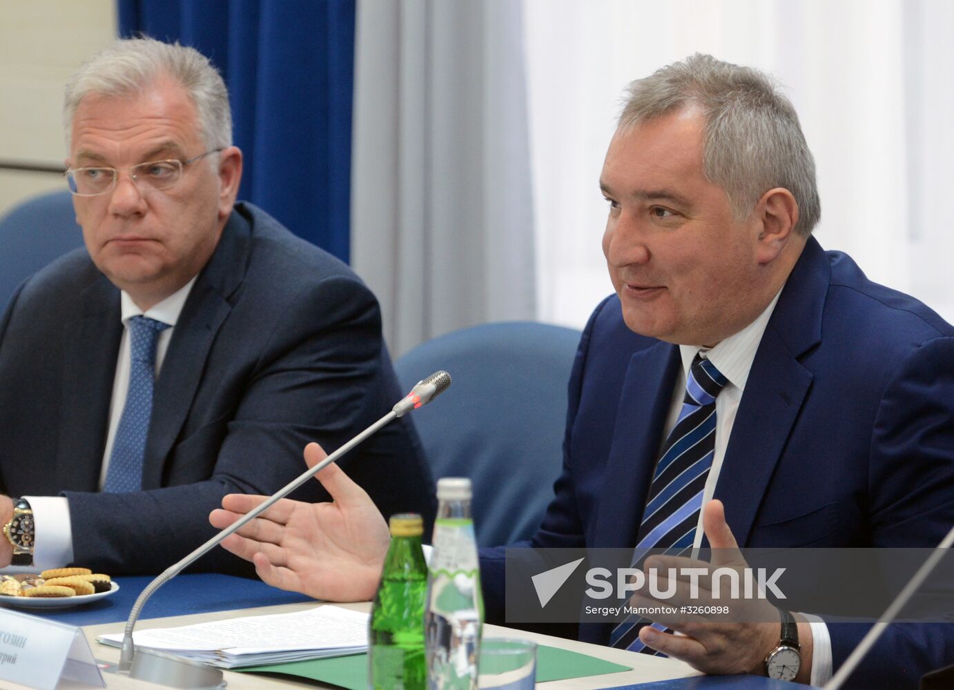 Dmitry Rogozin meets with Serbian President Aleksandar Vucic