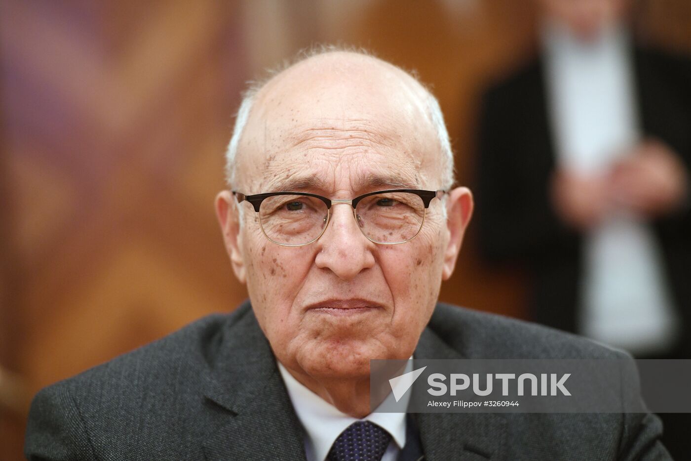 Russian Foreign Minister Sergei Lavrov meets with Palestinian President's Foreign Affairs Adviser Nabil Shaath