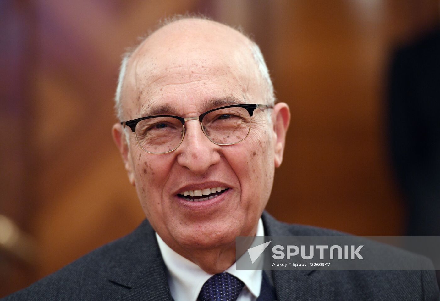 Russian Foreign Minister Sergei Lavrov meets with Palestinian President's Foreign Affairs Adviser Nabil Shaath