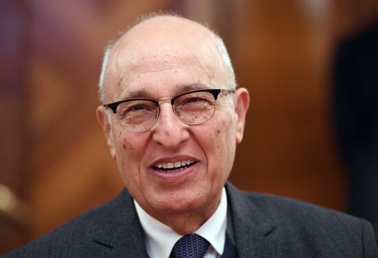 Russian Foreign Minister Sergei Lavrov meets with Palestinian President's Foreign Affairs Adviser Nabil Shaath