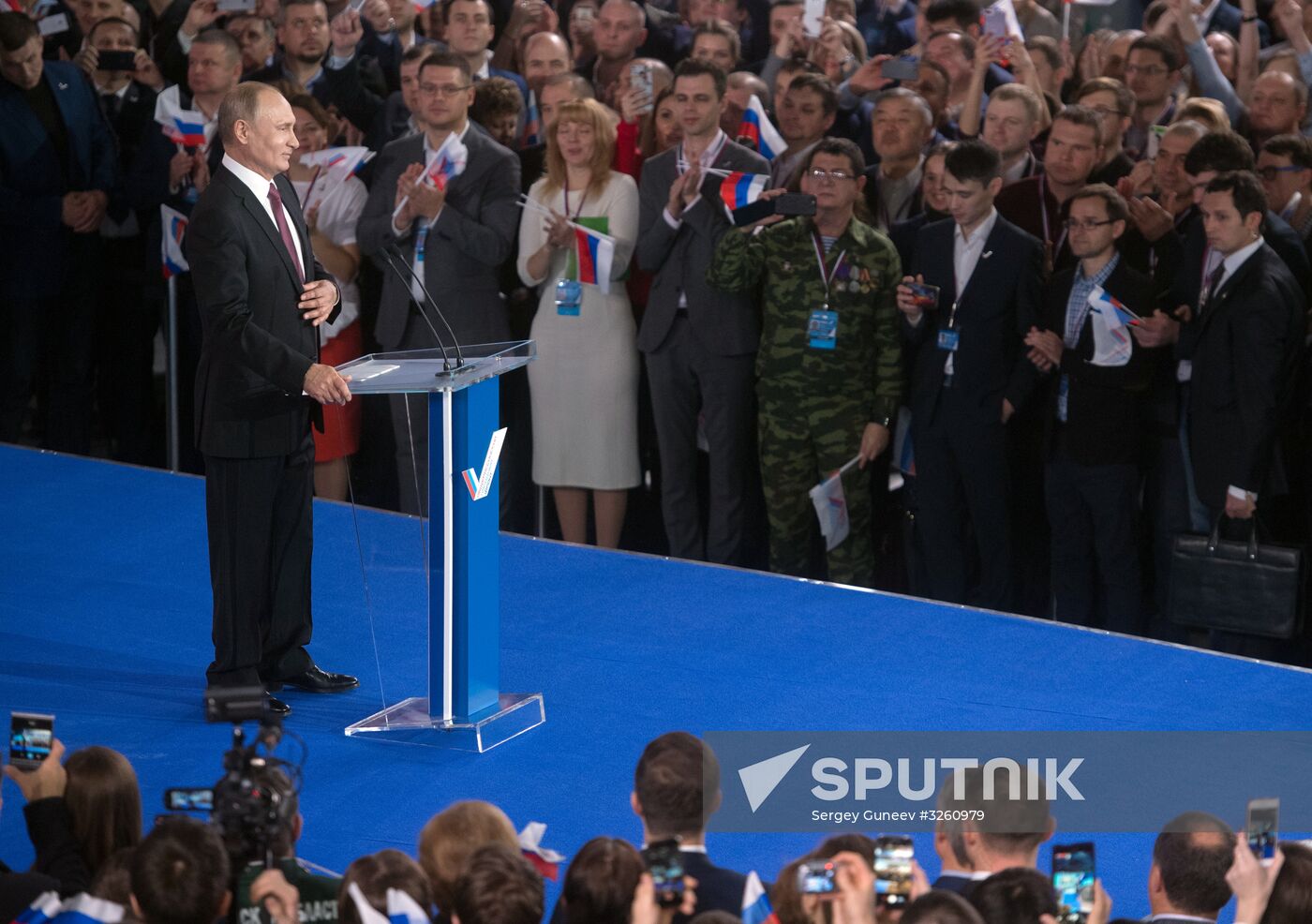 Vladimir Putin attends Russian Popular Front's Forum, Russia Focused on the Future