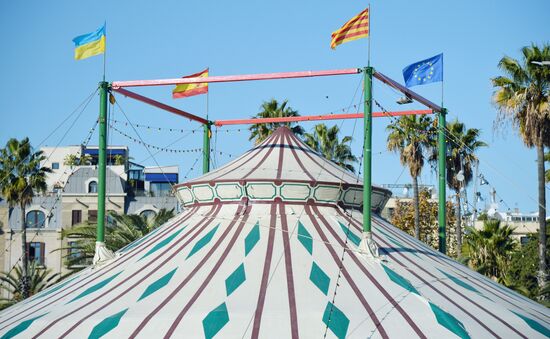 Election campaigning in Catalonia