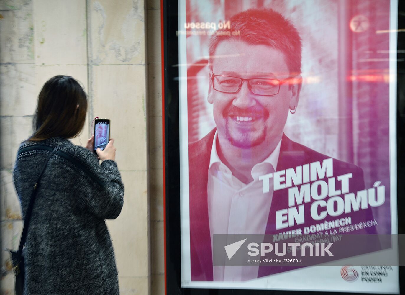 Election campaigning in Catalonia