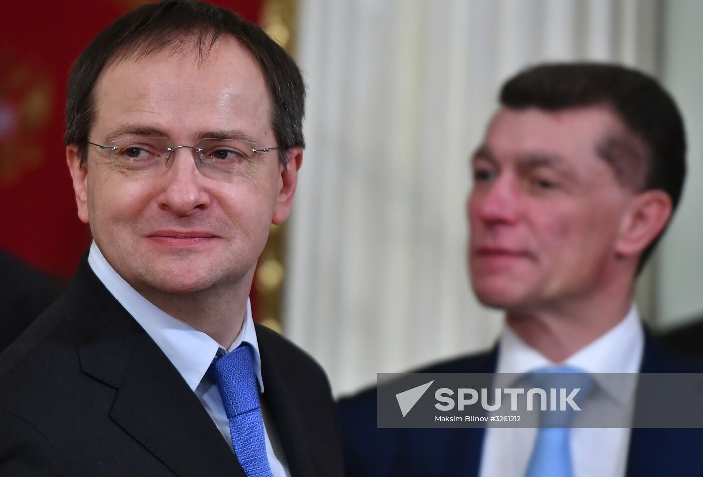 President Vladimir Putin meets with Serbian President Aleksandar Vucic