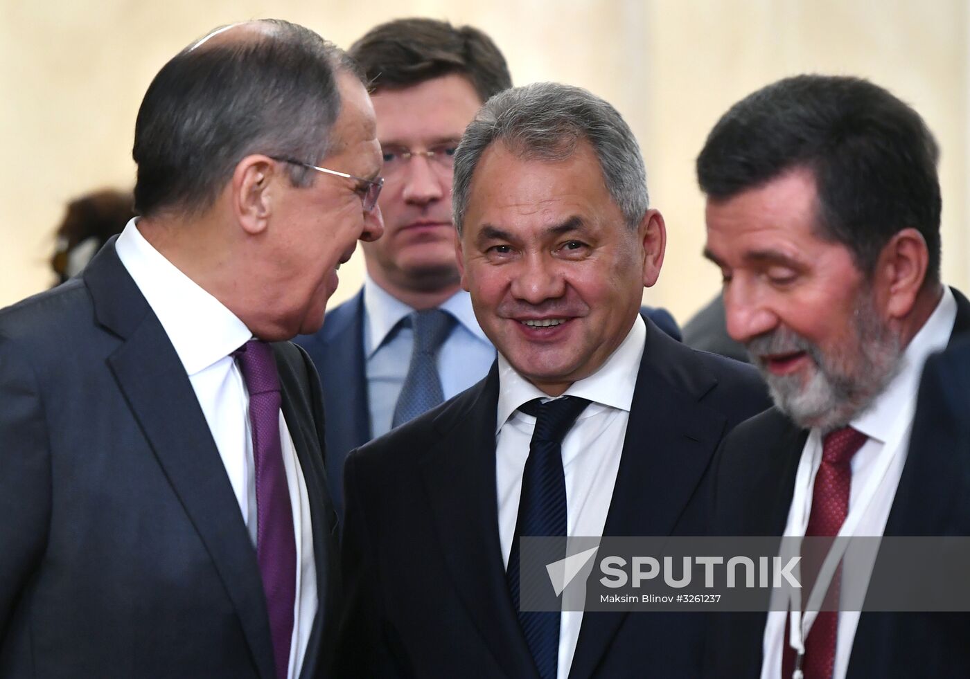 President Vladimir Putin meets with Serbian President Aleksandar Vucic