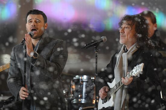 Channel One shoots New Year's show