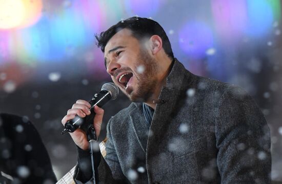 Channel One shoots New Year's show