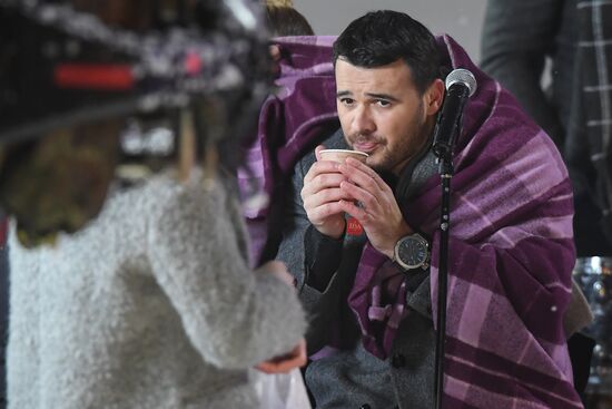 Channel One shoots New Year's show