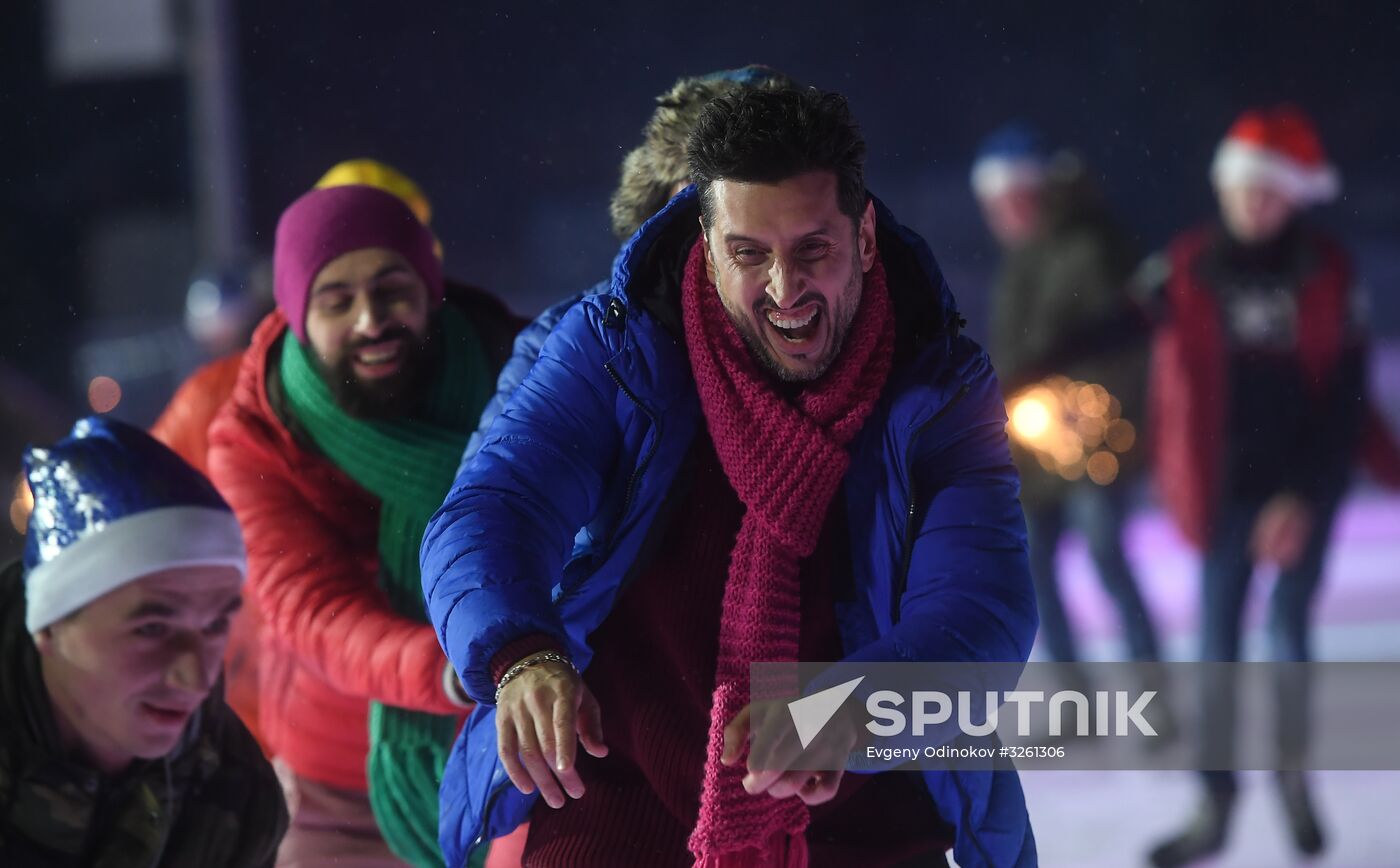 Channel One shoots New Year's show
