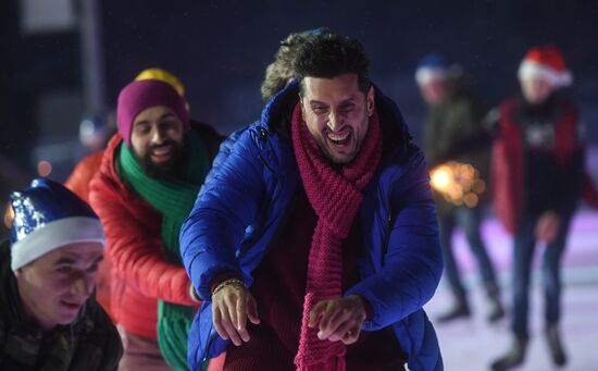 Channel One shoots New Year's show