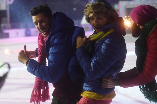 Channel One shoots New Year's show