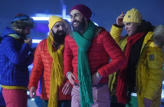 Channel One shoots New Year's show