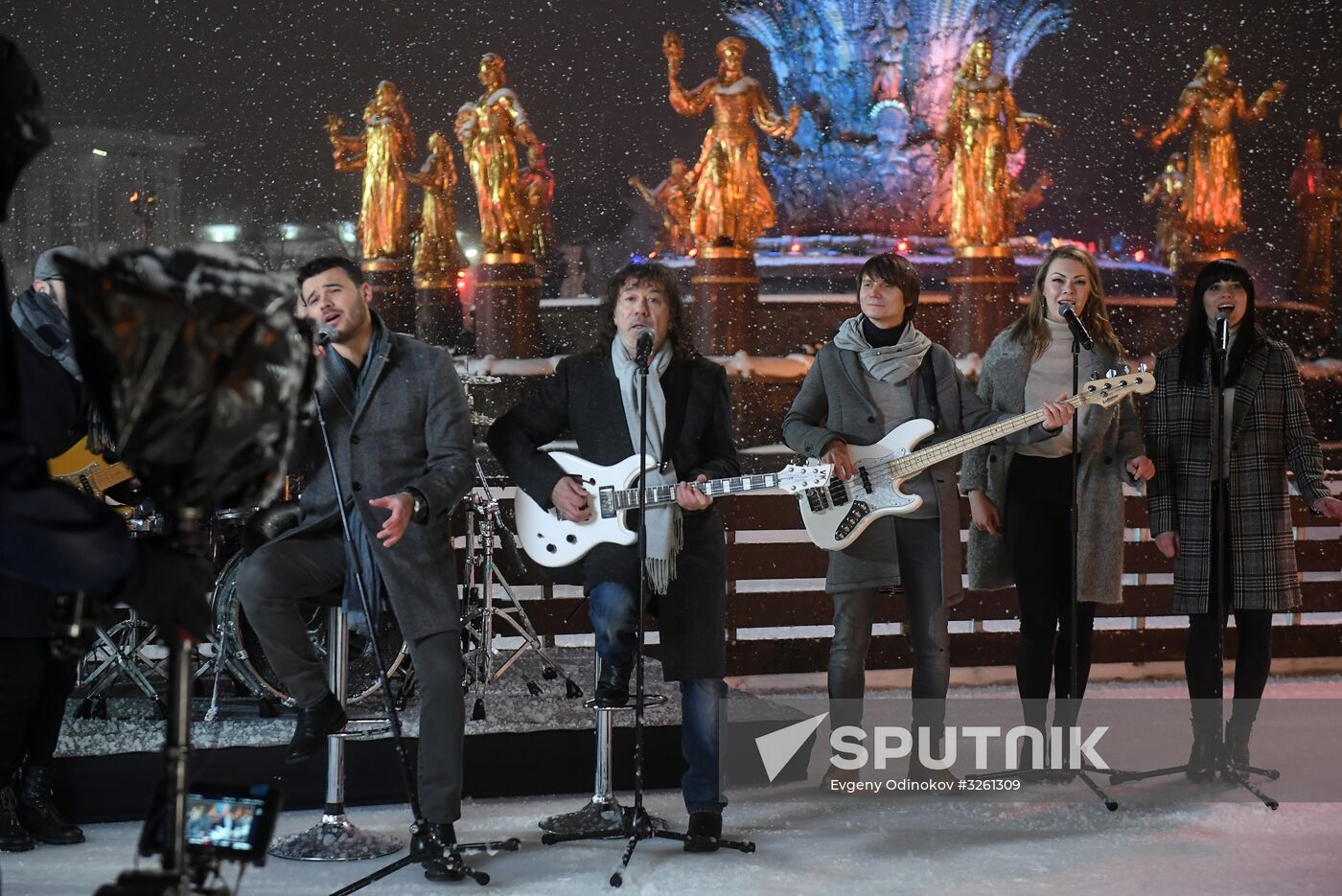 Channel One shoots New Year's show
