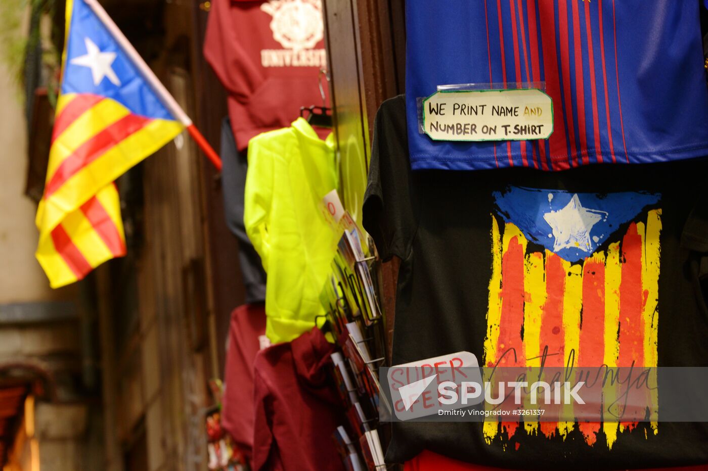 Election campaigning in Catalonia