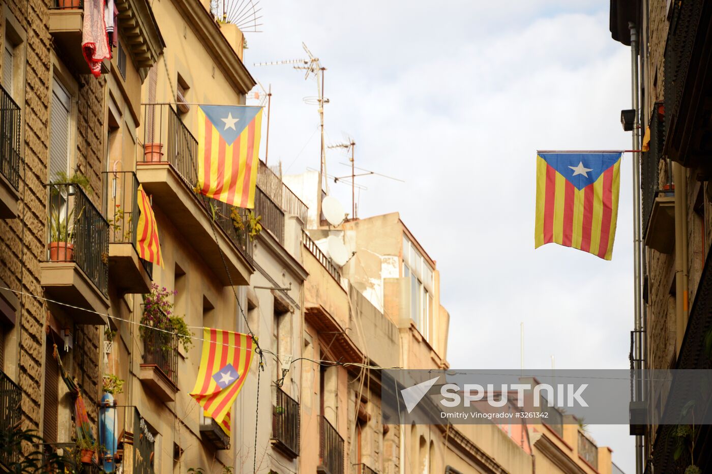 Election campaigning in Catalonia