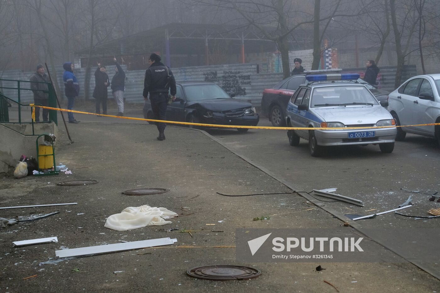 Situation in Stavropol around house grenade blast