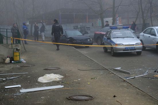Situation in Stavropol around house grenade blast