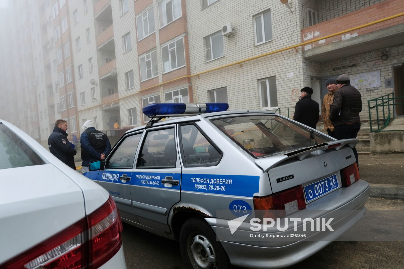 Situation in Stavropol around house grenade blast