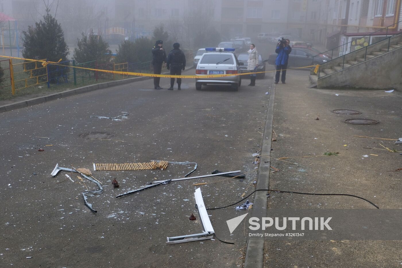 Situation in Stavropol around house grenade blast