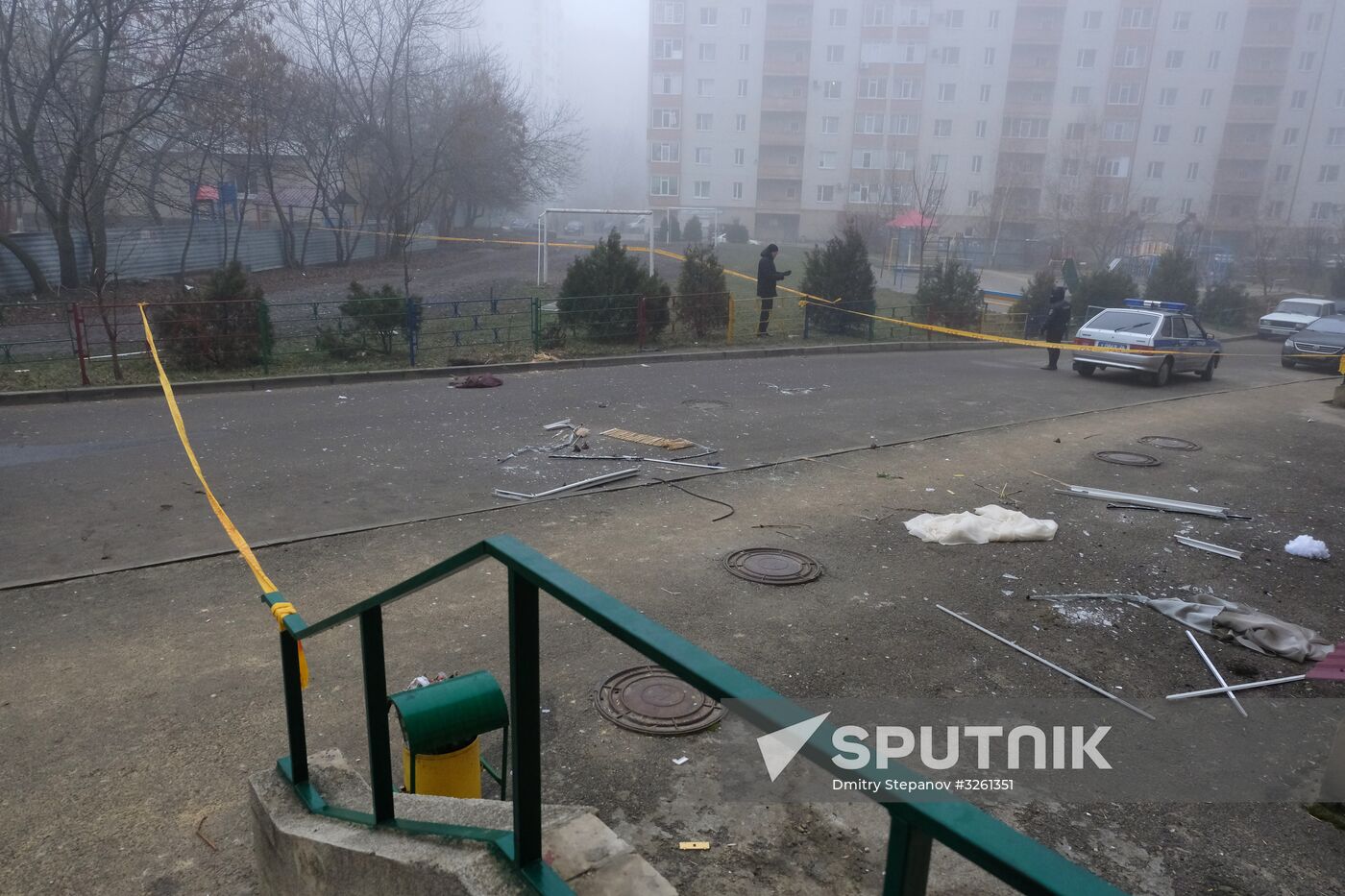 Situation in Stavropol around house grenade blast