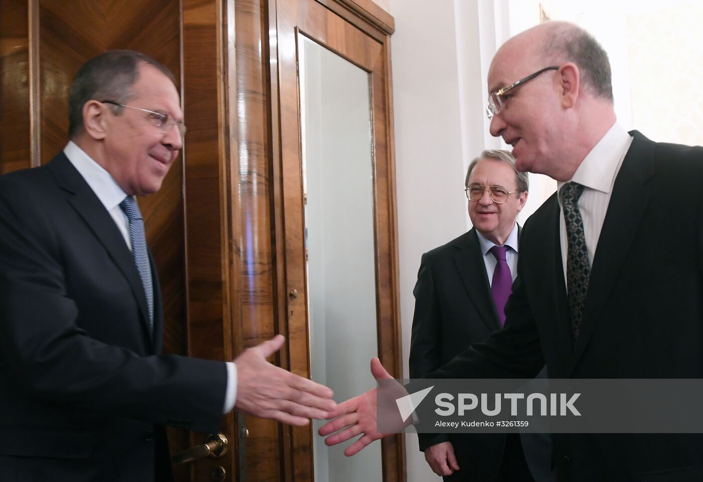 Russian FM Sergey Lavrov meets with African Union Commissioner for Peace and Security Smail Chergui