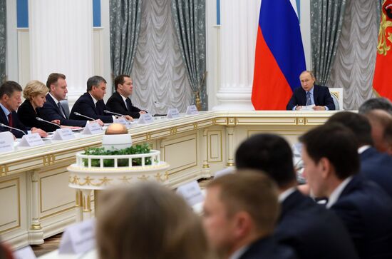 President Vladimir Putin chairs meeting of Council for Strategic Development and Priority Projects